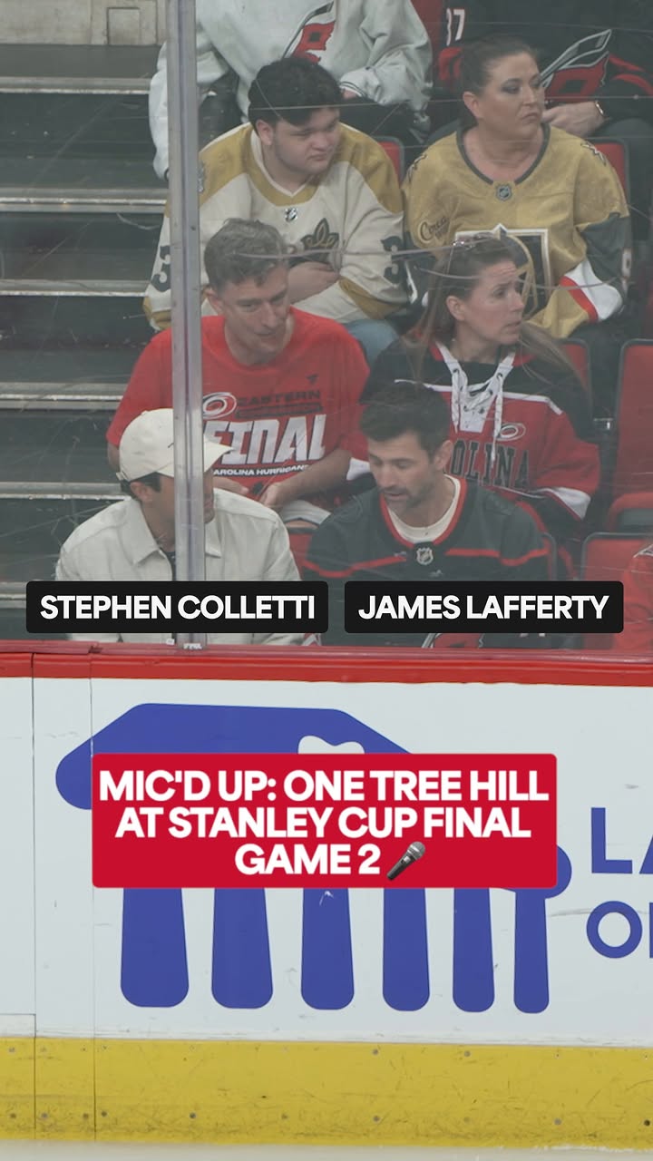 Was it the @canes jersey that led to a comeback win? 🧞‍♂️ 

Everyone is Doing Great's @jameslafferty and @stephencolletti went through a roller coaster of emotions during Game 2 of the #StanleyCup Final!