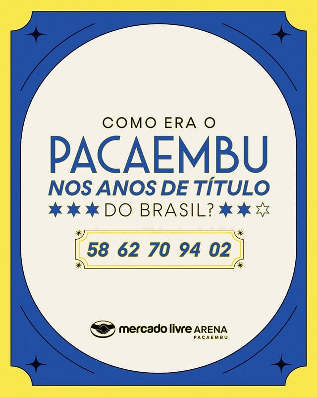 Cinco títulos mundiais depois, muita coisa mudou.O futebol mudou. A cidade mudou. O estádio também.Mas uma coisa continua igual: a capacidade da Mercado Livre Arena Pacaembu de fazer parte de momentos que ficam para a história.Será que vem o hexa? 🇧🇷⭐🏟️✨#mercadolivrearenapacaembu by @mercadolivre.arenapacaembu