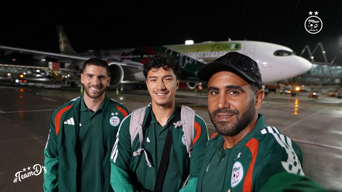 Selfies After a Long Flight ✈️🤳

#LesVerts ⭐️⭐️ | #123VivaLAlgérie 🇩🇿 | #WorldCup2026 | #FIFAWORLDCUP