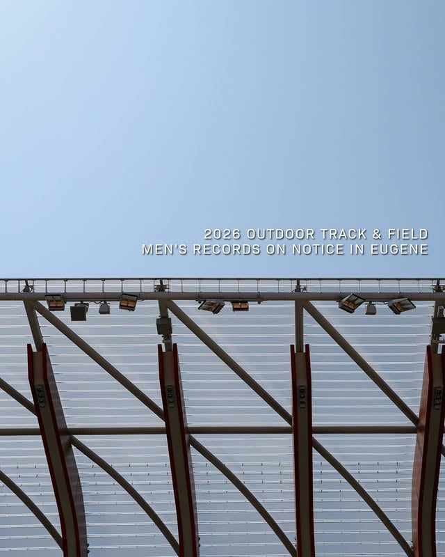 NCAA records that could fall at the 2026 DI Outdoor Track & Field Men’s Championship. #NCAATF by @ncaatrackfield