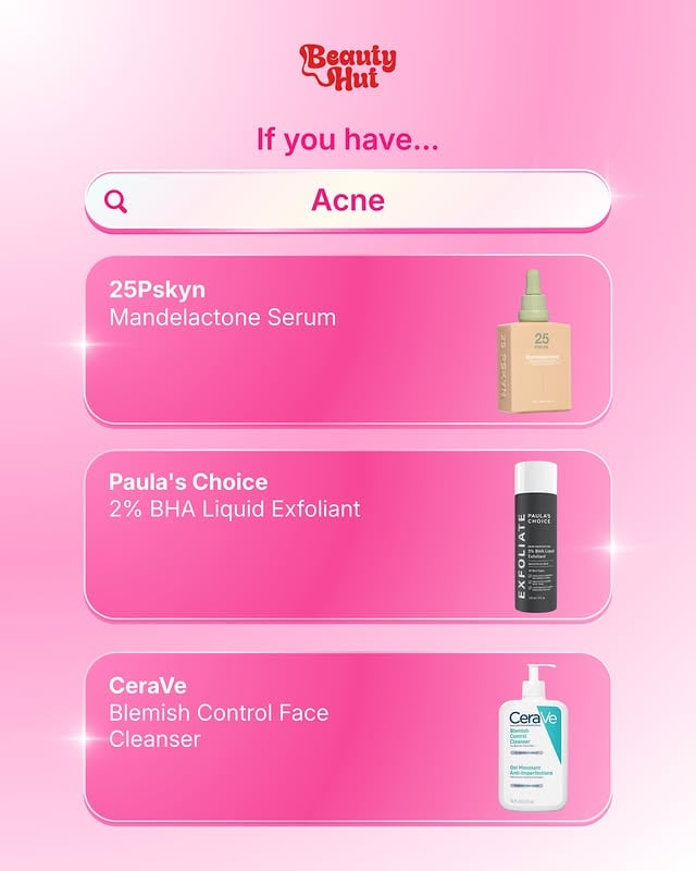 We’ve got some recommendations for your skincare concern! 😌From gentle exfoliation to hydration and brightening, each product is selected to help your skin look healthier and smoother 😊Tell us your biggest skincare concern in the comments, and we might recommend your next skincare favorite 😉💖 by @beautyhutafrica