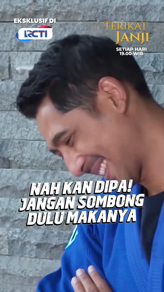 Nah kan Dipa, jangan sombong dulu. Langsung dikasih paham sama Jihan loh🤣🫵🏻

Saksikan Terikat Janji SETIAP HARI pukul 19.00 WIB eksklusif di RCTI

RCTI Hadir di CHANNEL 28, ikuti cara mudahnya:
• Aktifkan LCN lalu scan ulang STB Kamu
• Scan otomatis TV Digital

Apabila masih bermasalah dengan siaran @officialrcti ditempat kamu?
Silahkan cek link berikut ya
⬇️⬇️⬇️
https://rcti.tv/helpdesk

#LayarDramaIndonesia #DramaSeriesTerbaik #TerikatJanjidiRCTI
#TerikatJanji #senada