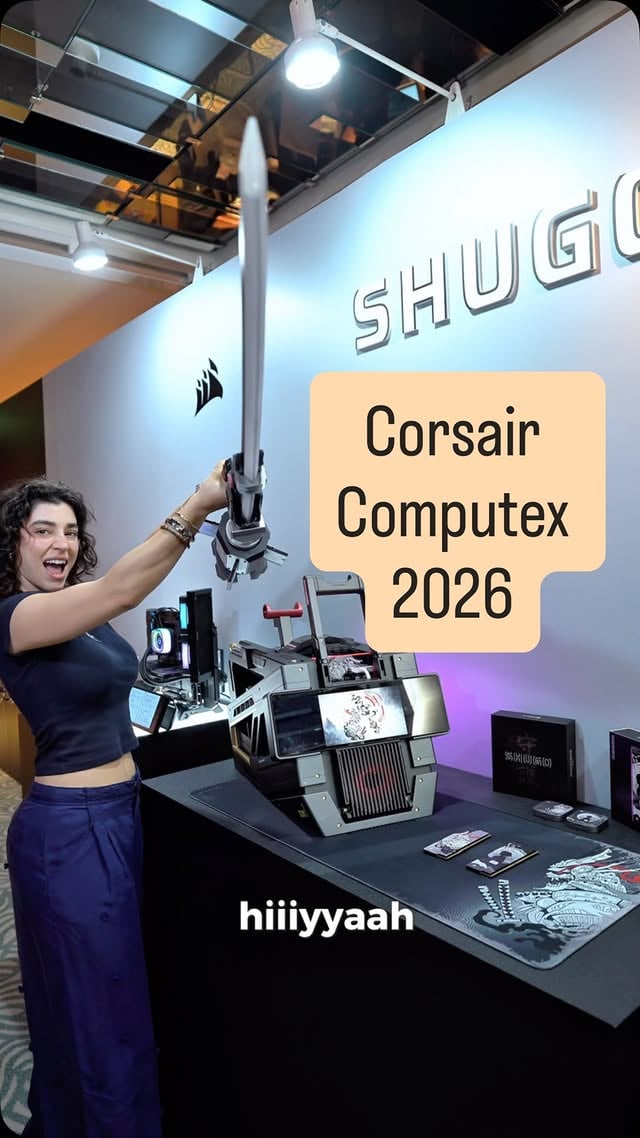 @corsair has been on top of their game with all the cases they’ve been releasing lately. Would you rock this case or no?👀 #halloftech #corsair #computex #psu #case