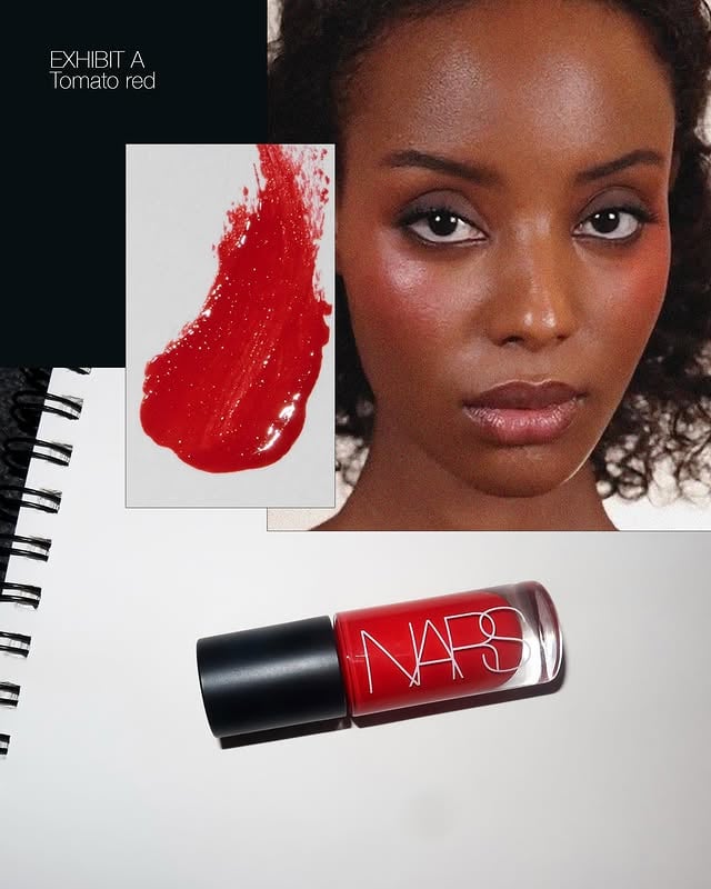 Exhibit A—the iconic red that embodies boundary-breaking expression—is now available in our new Insatiable Liquid Blush formula. ❤️ Find it @sephora and narscosmetics.co by @narsissist