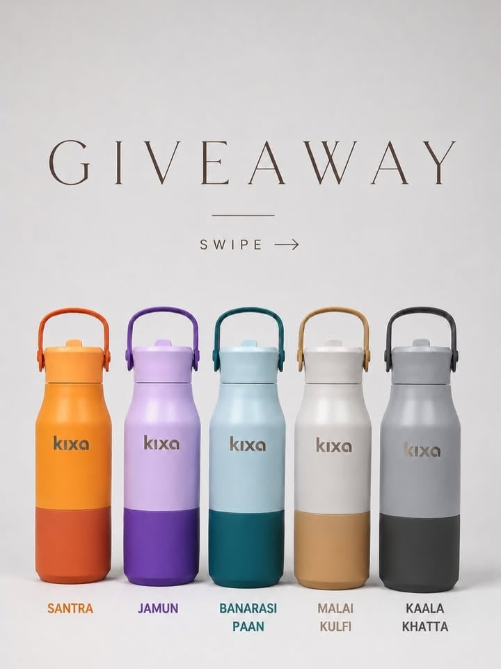 GIVEAWAY
The Tote Cup is finally live.

And we’re giving away 5 Tote Cups and 5 Kixa gift coupons.

Here’s what to do:

-Follow 
-Tag 3 friends in the comments and make sure they’re following us too.
-Comment which colour has your heart.

✨ Bonus brownie points for sharing this post to your story.

All entries close on 15th June. The winners will be randomly selected and announced shortly after.

Good Luck!

#kixalife #alwaysinflow #hydration #tumbler #fyp
