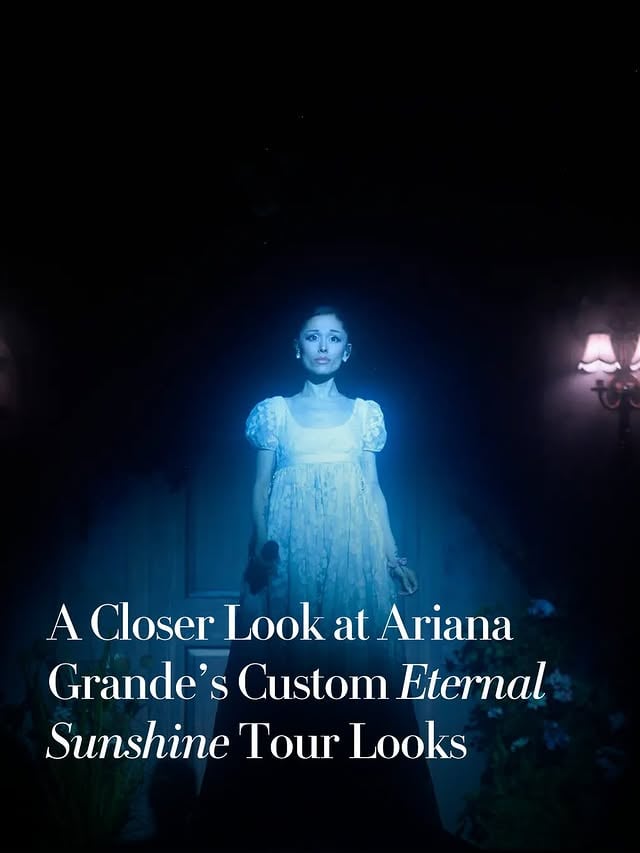 @VivienneWestwood, @AlexanderMcQueen, and @Givenchy by Sarah Burton—these are a few of @ArianaGrande's favorite things for the "Eternal Sunshine" tour, which kicked off on Saturday in Oakland. “There’s been a lot of laughs. I just wanted to make her feel beautiful, and we wanted to entertain her fans, who’ve been waiting seven years for this moment," stylist Law Roach (@luxurylaw) tells Vogue. At the link in our bio, take a closer look at Grande's tour looks and hear more from Roach who worked with the musician to curate her custom wardrobe for a buzzy set of summer gigs.