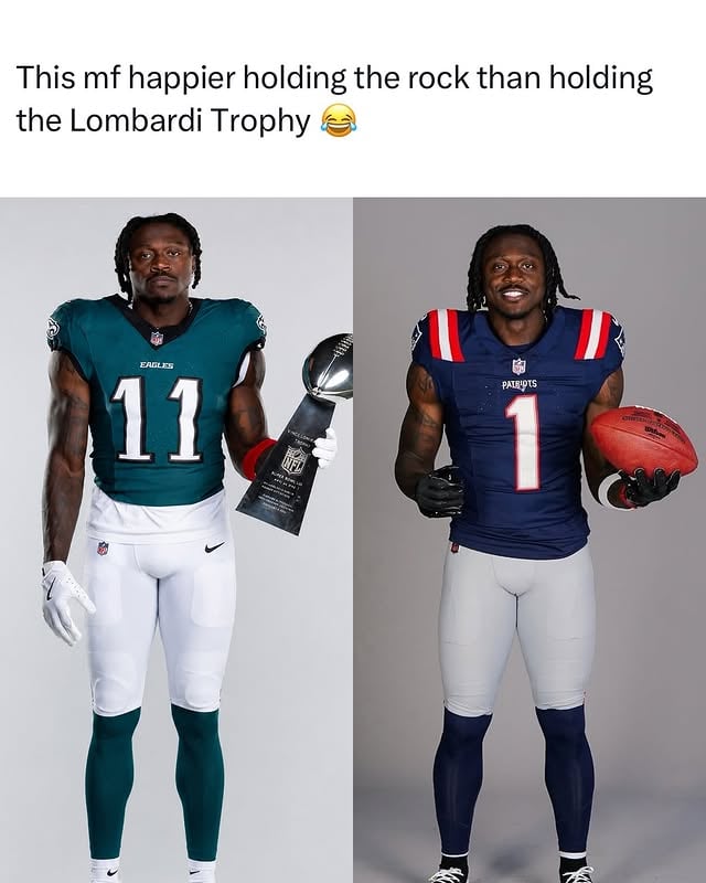 A.J. Brown wanted out of Philly so bad 💀