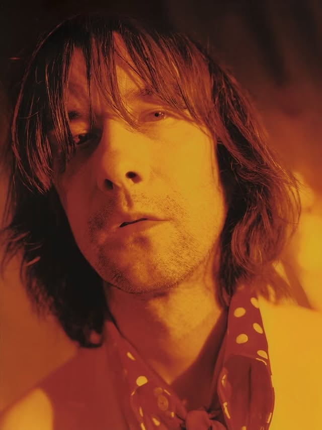 "When I was growing up, singles were an art statement. They were an aesthetic marker as to where a band were artistically. People like @davidbowie, @the_clash, @officialthewho and @t.rexbolanofficial were changing all the time. As a fan you wanted to know what they were going to wear and whether you could follow them to that new place."Bobby photographed by @harleyweir and styled by Alister Mackie (@alistermackie) for @another_man (2019) by @primalscreamofficial