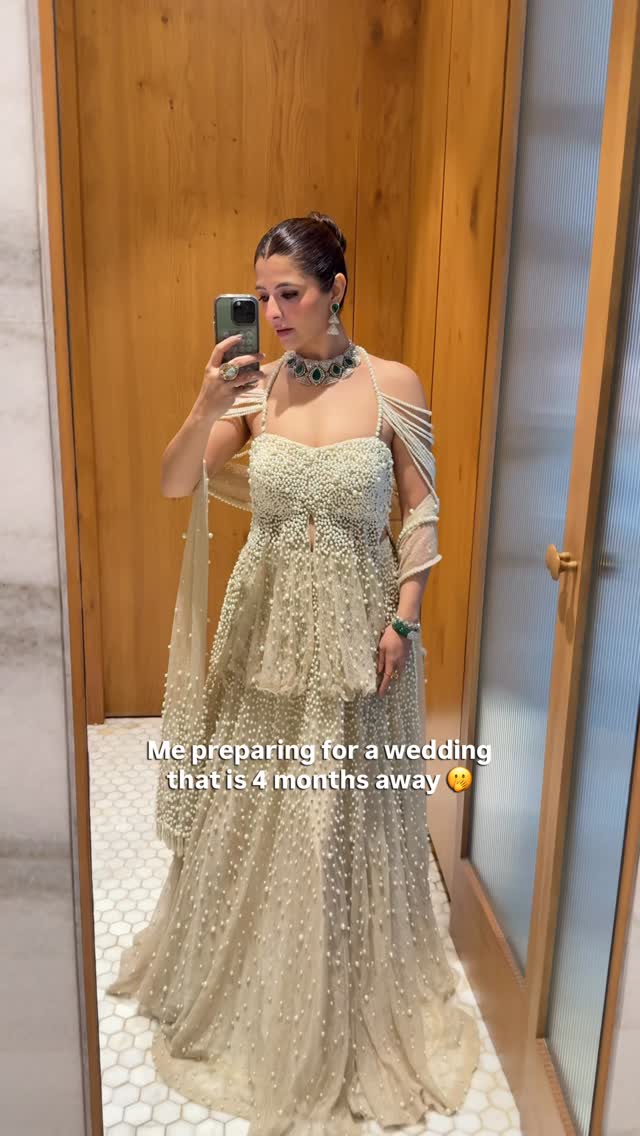 Mentally, I’ve already attended the wedding and taken photos too Shopped these looks last year at @bridalasia For details, comment BRIDALASIA and I’ll DM you the designers 💌#BridalAsia[wedding fashion, bridal inspiration, indian bride, bridal looks, luxury bridal wear, wedding moodboard, lehenga inspiration] by @natasha.luthra