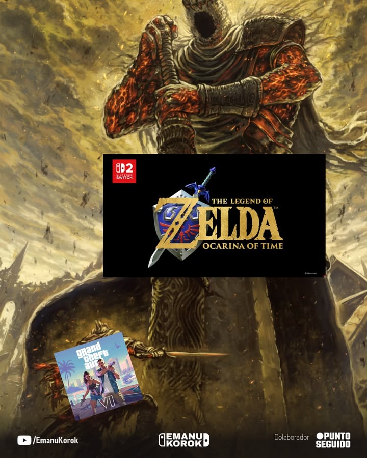 Es real 

Zelda Ocarina of time y GTA VI este 2026