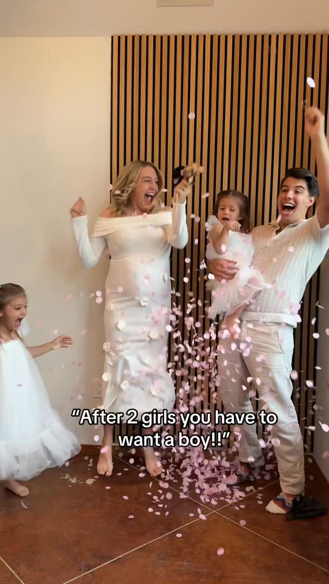 So blessed and thankful for each one of my girls. I am meant to be a girl mom X3🩷 I don’t know why some people think you “NEED” one of each! Also that doesn’t mean I wouldn’t love my son but I can love being a girl mom and even want to be a girl mom again, that’s okay!🥰 #girlmom #baby #genderreveal #daughters by @yeahitsema