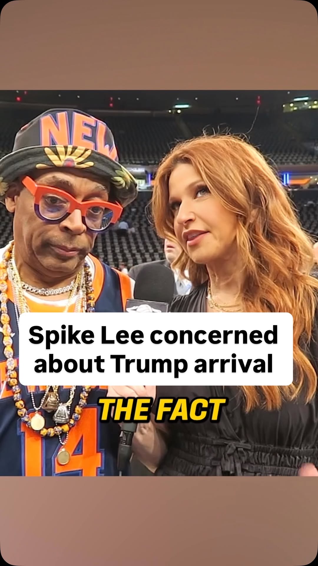 Spike Lee fears the heightened security around Trump will keep Knicks fans from being able to create that patented MSG roar at tip off. Is he right?
