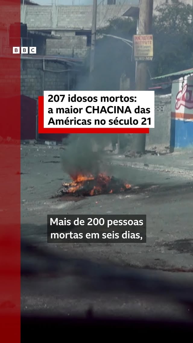 🇭🇹 A repórter Stephanie Rodrigues conversou com o jornalista Juan Martínez d'Aubuisson, que passou semanas em Porto Príncipe investigando o maior massacre cometido por uma organização criminosa nas Américas no século 21.Em dezembro de 2024, o autoproclamado "rei Micanor", um dos líderes da Viv Ansanm, confederação que controla 90% da capital haitiana, ordenou o assassinato de mais de 200 pessoas, a maioria idosos, após seu filho de 6 anos adoecer.Um sacerdote vodu culpou os anciãos do bairro por um suposto feitiço. Em seis dias, 207 pessoas foram mortas a facão, queimadas ou jogadas no mar do Caribe.A história só pôde ser contada porque sobreviventes arriscaram a própria vida para falar. Quase um ano e meio depois, o rei Micanor segue impune.#Haiti #BBCNewsBrasil by @bbcbrasil