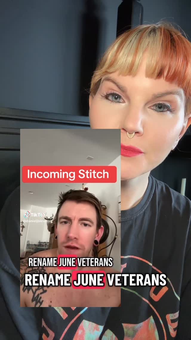 this just tells me you don’t celebrate veterans but nice try though. Happy pride! #deconstruction #exvangelical #currentevents #news