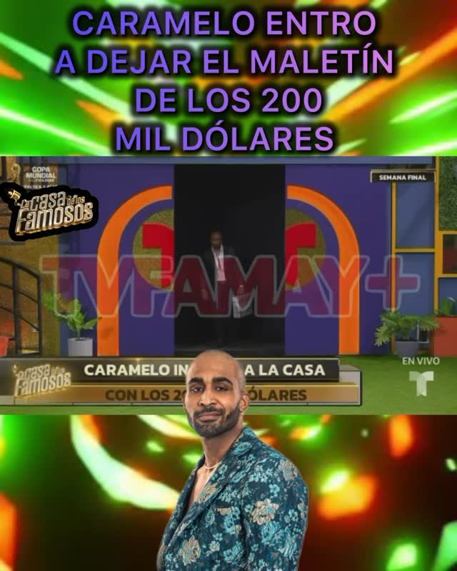 @elcaramelodechocolate entró a dejar el maletín de los 200 mil dólares.

Crestomatia: Telemundo, la casa de los famosos y endemol.

#lacasadelosfamosos #lcdlf #viral #realityshow #viral