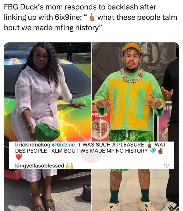 Mama Duck responds to backlash