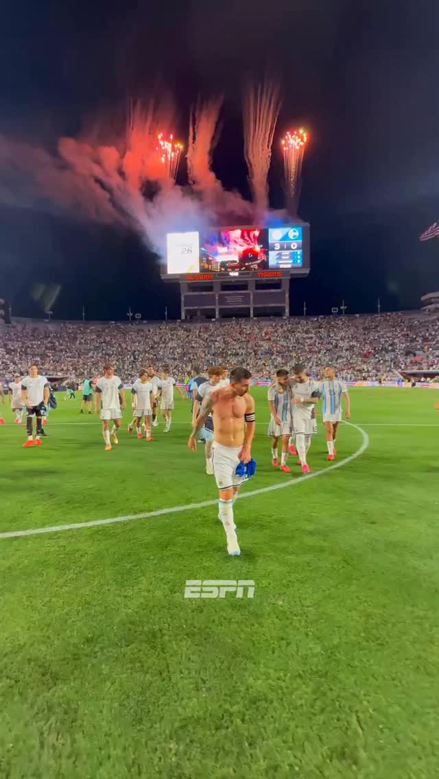 Messi. Fireworks. Cinema 🔥🐐