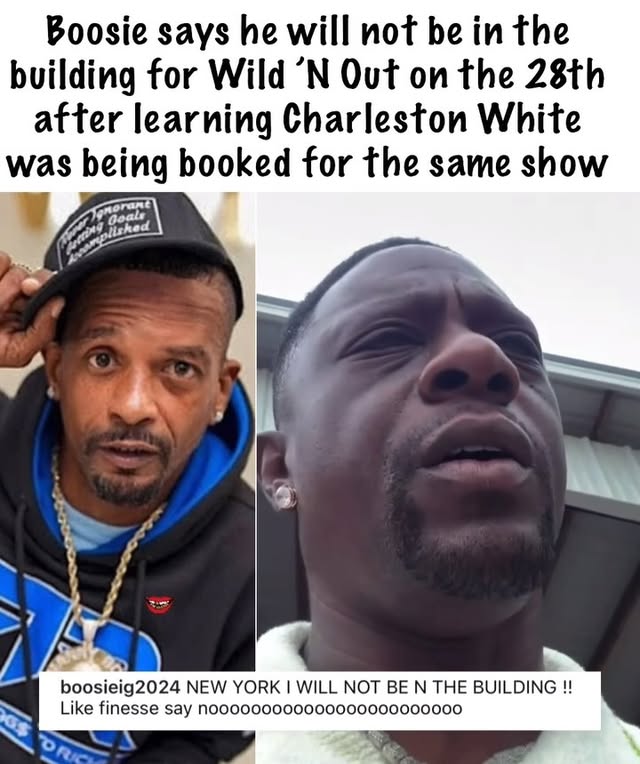 y’all think they were trying to set Boosie up by putting Charleston White on the same show?